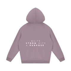 Quite Storm with a purpose Fleece Hoodie