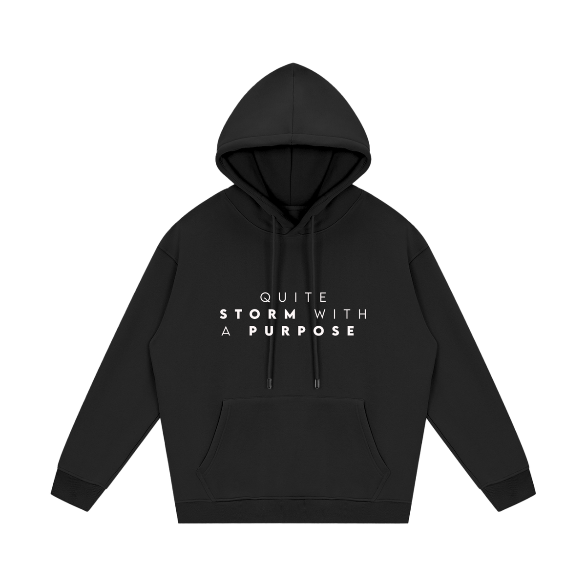 Quite Storm with a purpose Fleece Hoodie