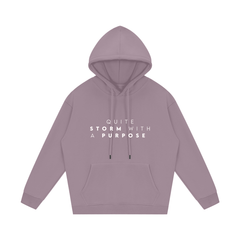 Quite Storm with a purpose Fleece Hoodie
